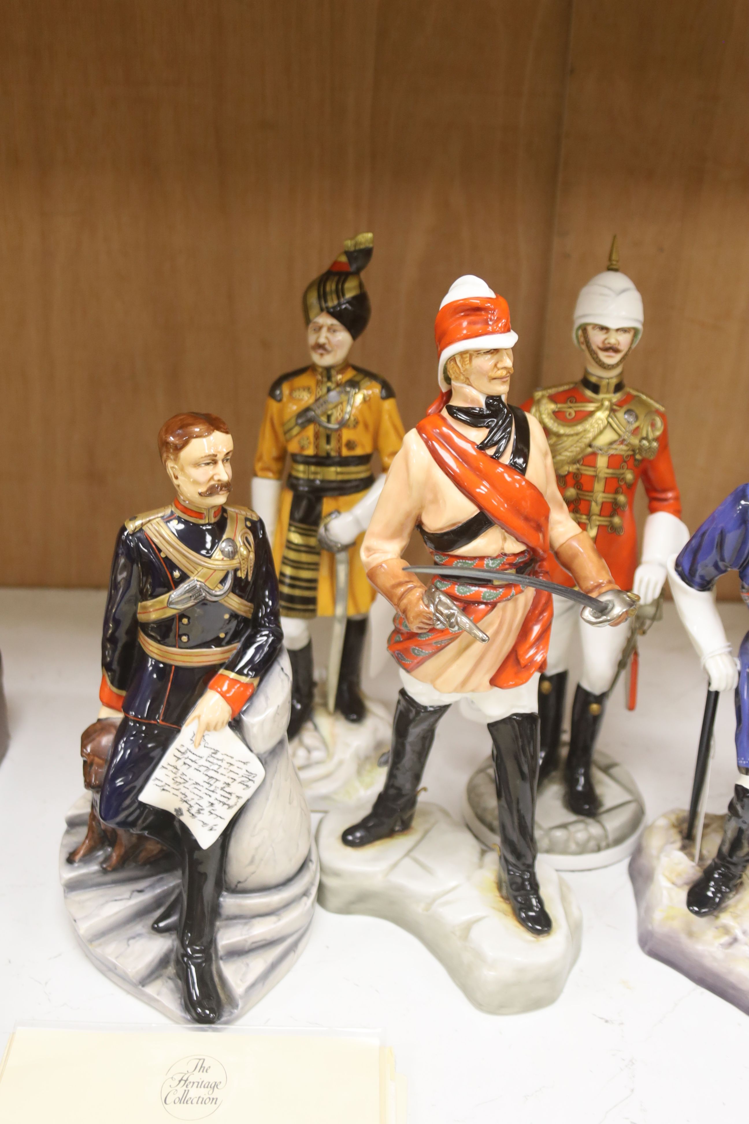 Six limited edition ceramic figures by Michael Sutty, comprising 'Skinners Horse', no. 306
